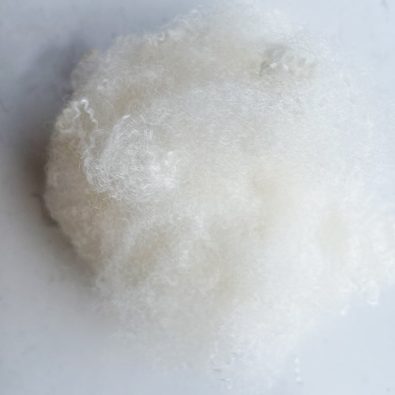 13DX120mm kobercová priadza špeciálne vlákno slonovinová biela